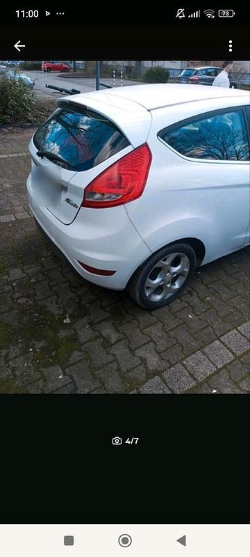 Gebraucht Ford Fiesta 120 PS (88 kW) 2009 Weiß Kleinwagen