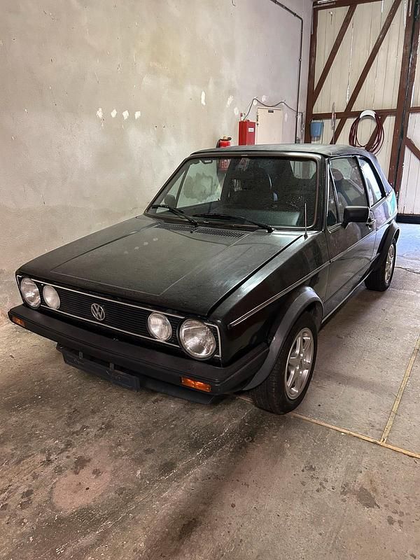 Schwarz Gebraucht 1986 VW Golf Cabriolet Cabrio | 5.500 € - Bild 1/1