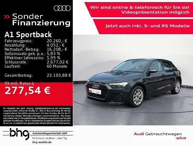 Grau Gebraucht 2021 Audi A1 Sportback Advanced Kleinwagen | 20.260 € (Fairer Preis) - Bild 1/4