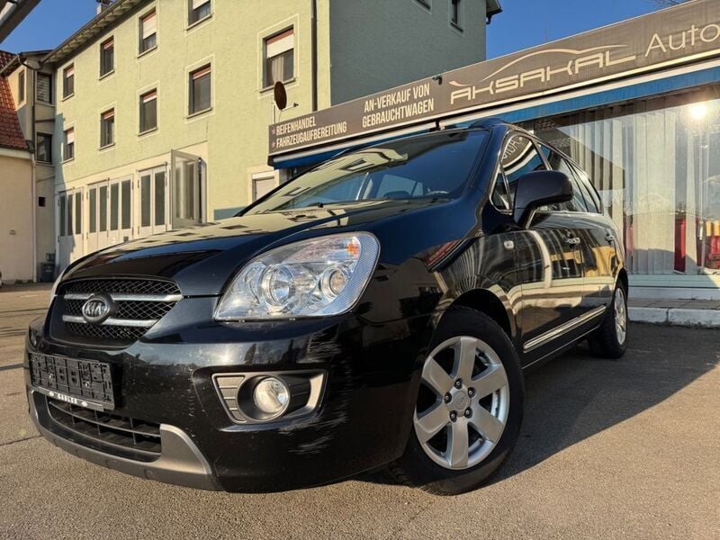 Schwarz Gebraucht 2008 Kia Carens EX Van / Kleinbus | 999 € (Superpreis) - Bild 1/4