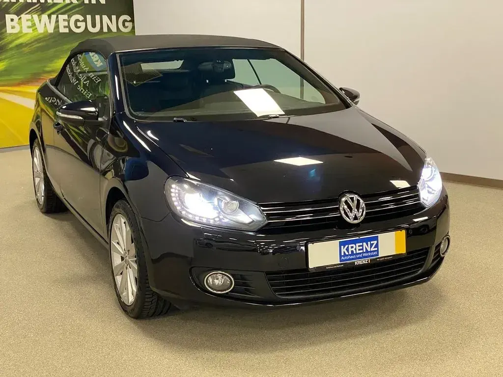 Gebraucht VW Golf 105 PS (77 kW) 2011 Schwarz Cabrio