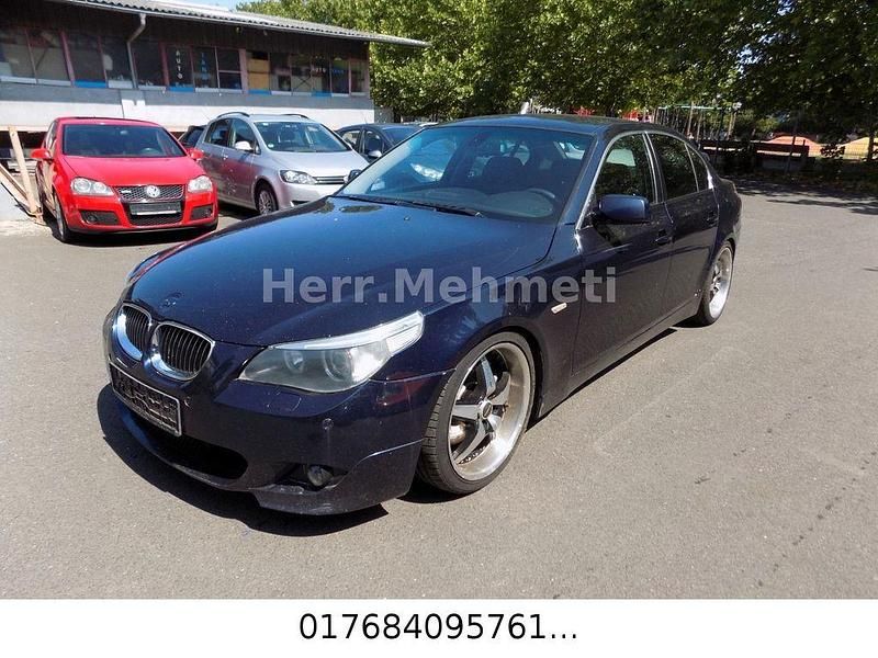 Blau Gebraucht 2004 BMW 535 Sport Line Limousine | 4.900 € (Superpreis) - Bild 1/4