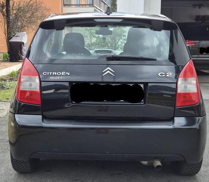 Gebraucht Citroën C2 80 PS (58 kW) 2007 Schwarz Kleinwagen