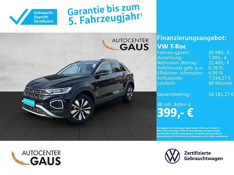 Schwarz Gebraucht 2024 VW T-Roc Move SUV | 29.980 € (Fairer Preis) - Bild 1/4