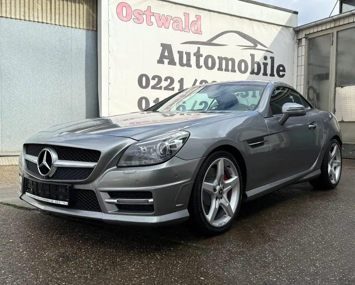Gebraucht Mercedes SLK250 Sport 204 PS (150 kW) 2013 Grau Cabrio