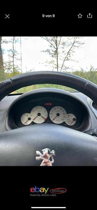 Gebraucht Peugeot 206 CC 109 PS (80 kW) 2005 Grau Cabrio
