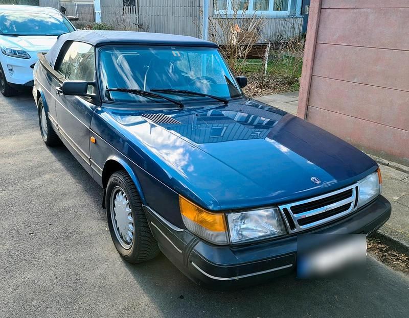 Gebraucht Saab 900 126 PS (92 kW) 1992 Blau Cabrio