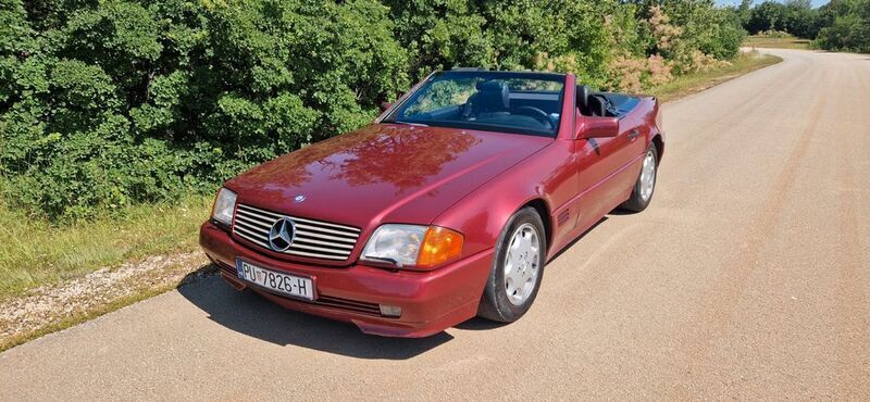 Rot Gebraucht 1990 Mercedes SL500 Cabrio | 14.000 € - Bild 1/4