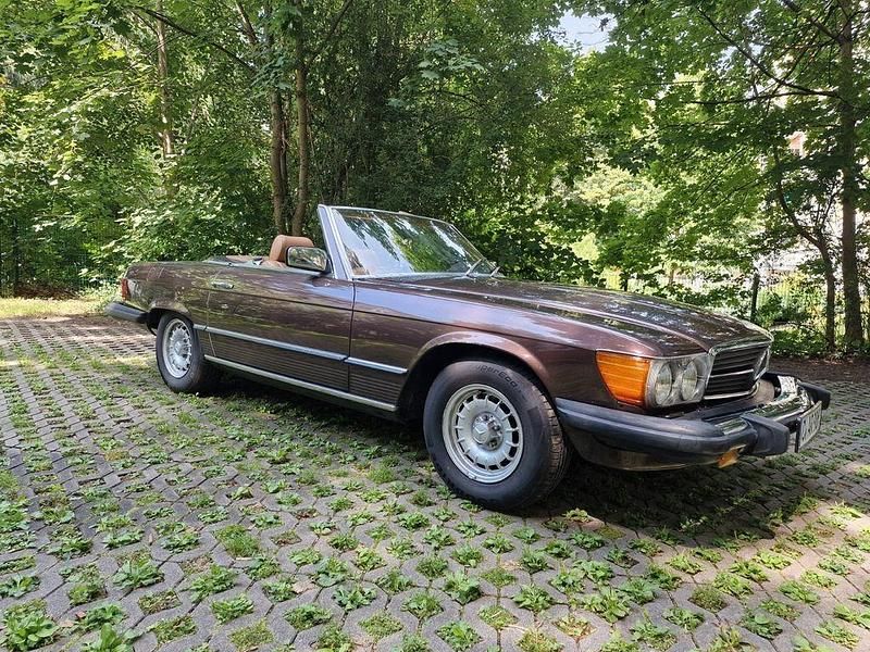 Braun Gebraucht 1982 Mercedes SL380 Cabrio | 15.400 € - Bild 1/4