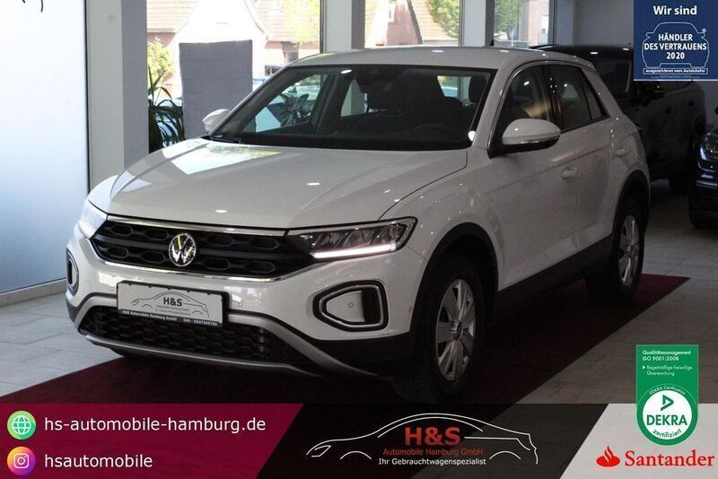 Pure white Gebraucht 2023 VW T-Roc Basis SUV | 19.490 € (Guter Preis) - Bild 1/4