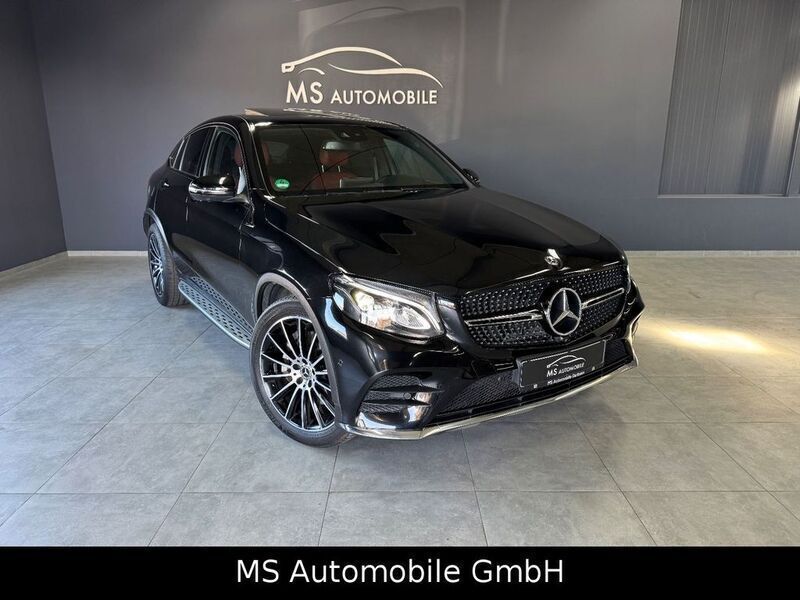 Schwarz Gebraucht 2017 Mercedes GLC350 AMG line Coupé | 34.990 € (Fairer Preis) - Bild 1/4