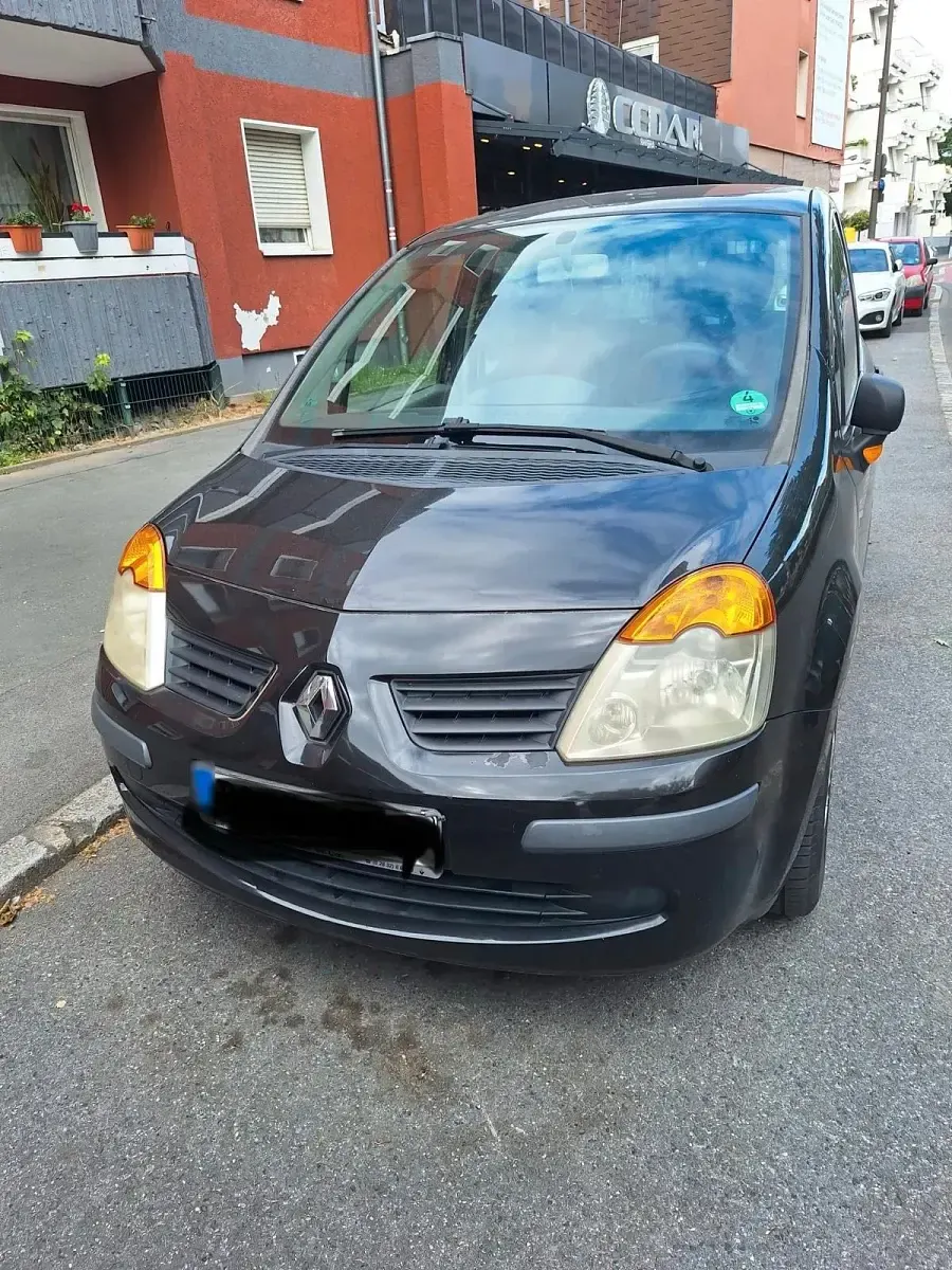 Gebraucht Renault Modus 75 PS (55 kW) 2006 Schwarz Van / Kleinbus