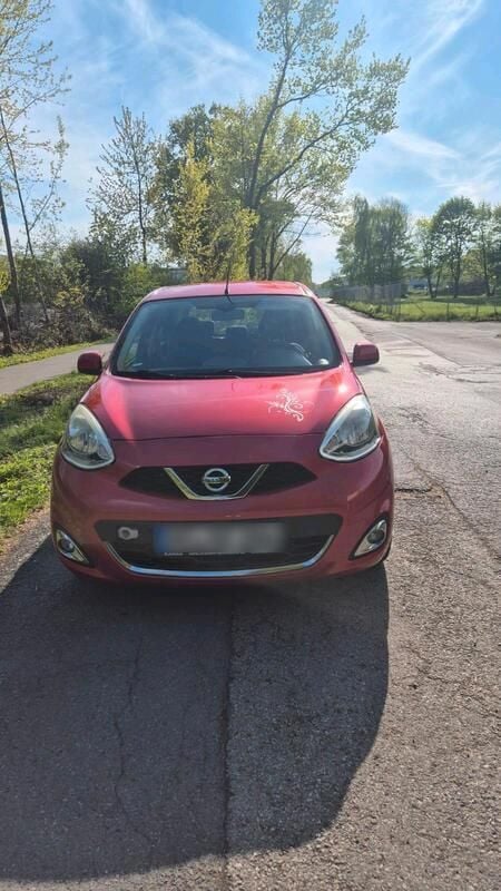 Rot Gebraucht 2015 Nissan Micra Kleinwagen | 5.450 € (Etwas zu teuer) - Bild 1/4