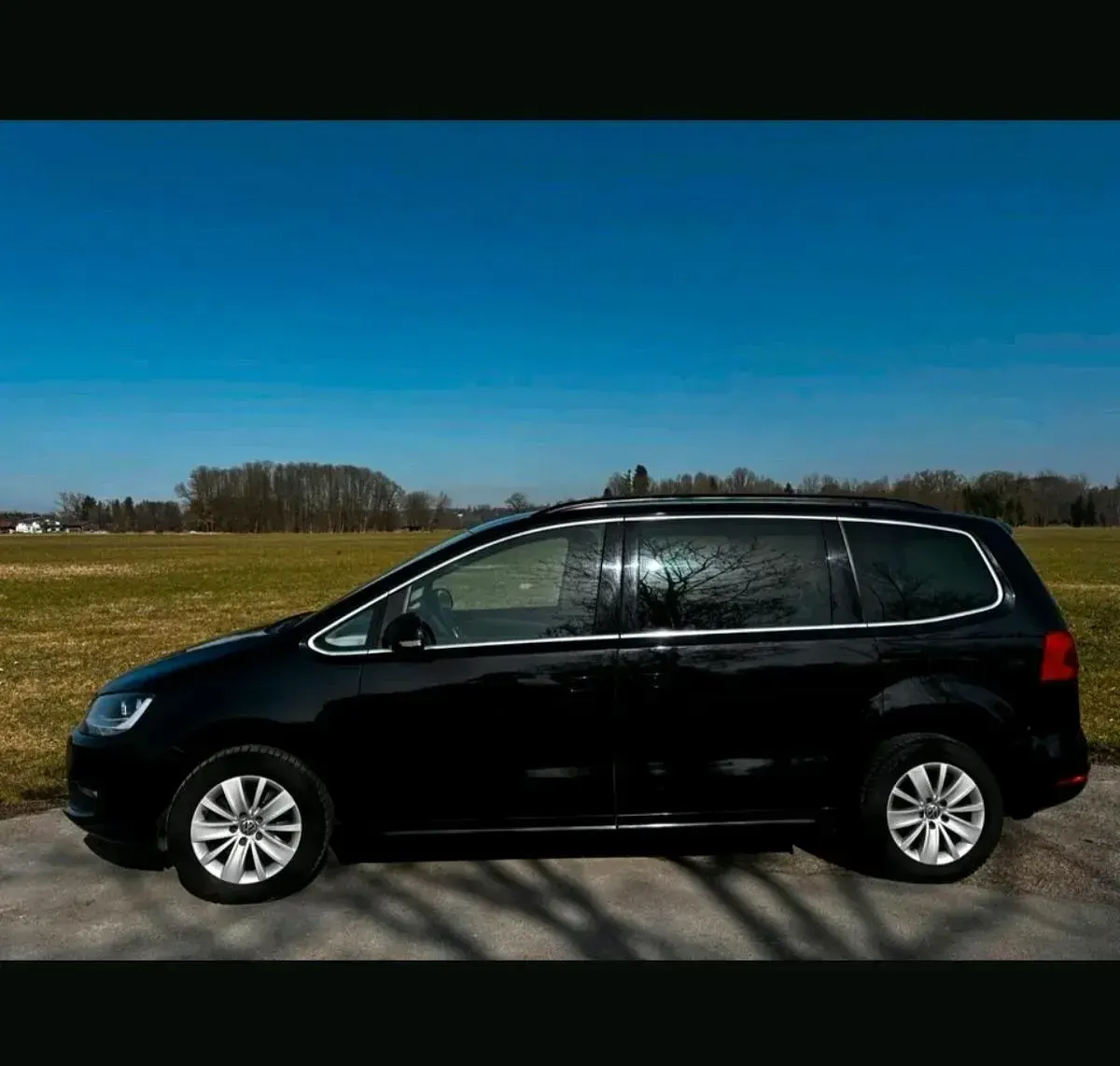 Gebraucht VW Sharan 150 PS (110 kW) 2014 Schwarz Van / Kleinbus