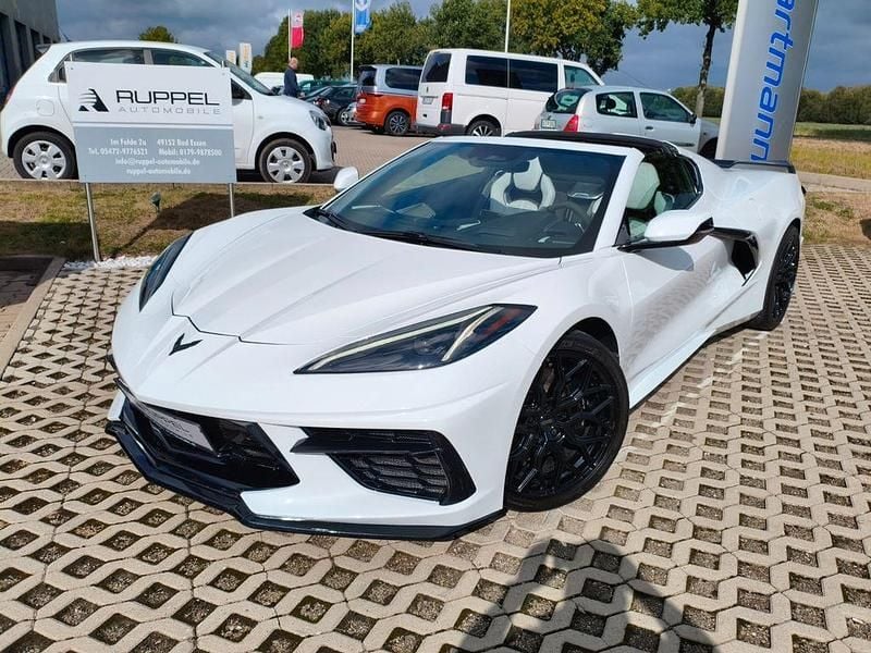 Weiß Gebraucht 2024 Corvette C8 Cabrio | 74.990 € - Bild 1/4