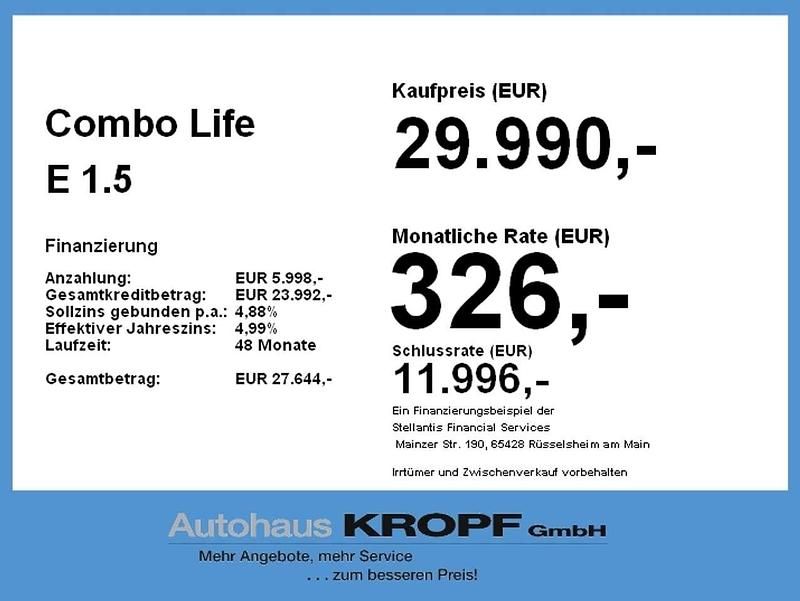 Gebraucht Opel Combo Life 131 PS (96 kW) 2024 Lack grau artense/typ aussenve Van / Kleinbus