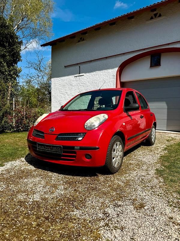 Rot Gebraucht 2006 Nissan Micra Kleinwagen | 999 € (Guter Preis) - Bild 1/4