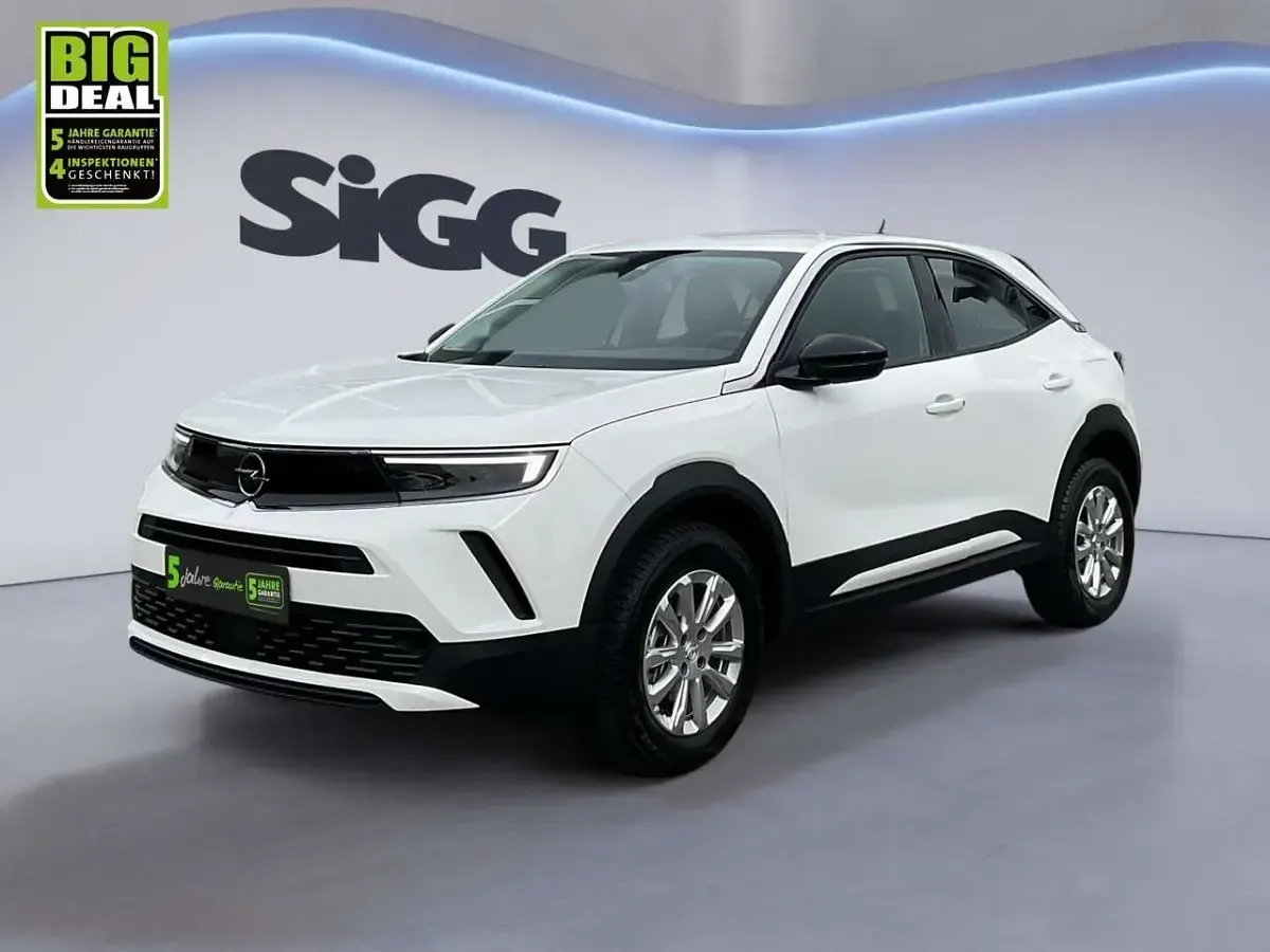 Gebraucht Opel Mokka Edition 101 PS (74 kW) 2023 Jade weiss/arktis weiss SUV
