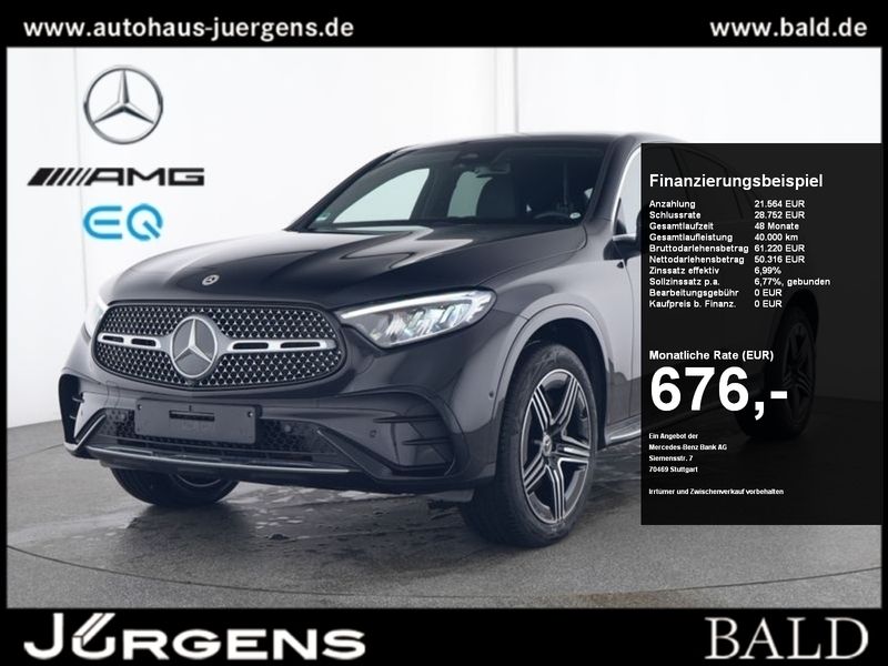 Schwarz Gebraucht 2024 Mercedes GLC300e Coupé | 71.840 € (Teuer) - Bild 1/4