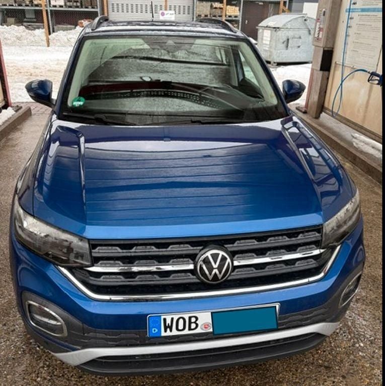 Blau Gebraucht 2022 VW T-Cross Active SUV | 17.900 € (Superpreis) - Bild 1/4