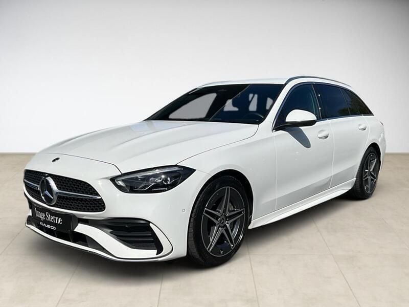 Weiß (unilack polarweiß) Gebraucht 2022 Mercedes C300 Style Limousine | 37.770 € (Fairer Preis) - Bild 1/4