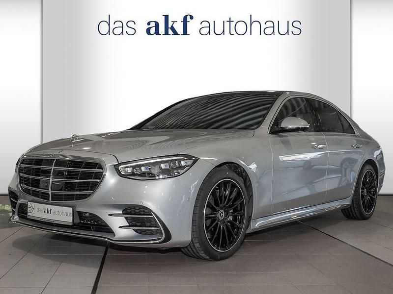Hightechsilber metallic Gebraucht 2022 Mercedes S580 AMG line Limousine | 95.950 € (Superpreis) - Bild 1/4