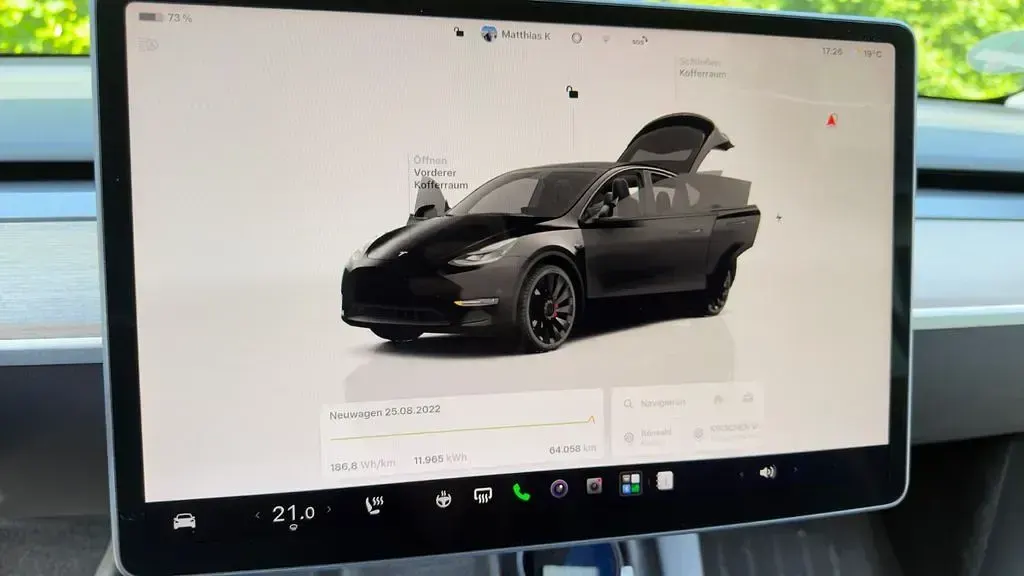 Gebraucht Tesla Model Y Performance 320 kW (436 PS) 2022 Schwarz SUV