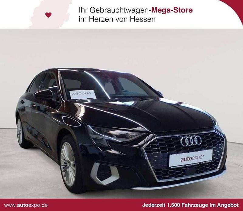 Schwarz Gebraucht 2022 Audi A3 Sportback Advanced Limousine | 21.189 € (Guter Preis) - Bild 1/4