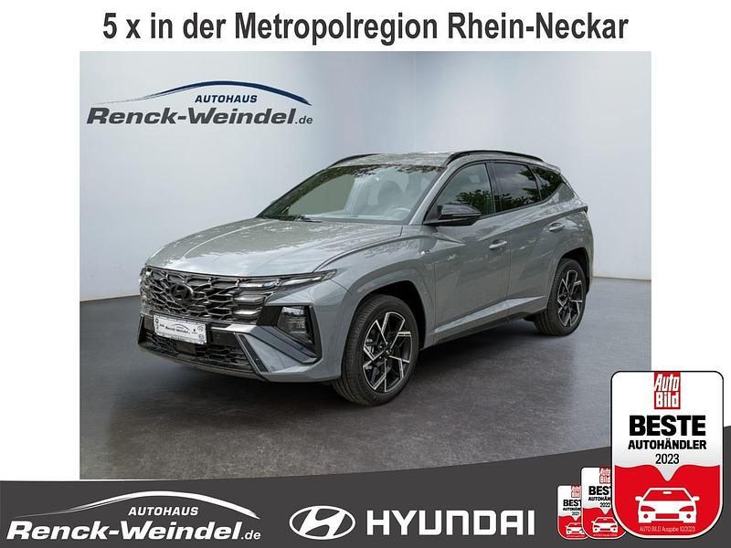 Weiß Gebraucht 2024 Hyundai Tucson N Line SUV | 39.989 € (Etwas zu teuer) - Bild 1/4