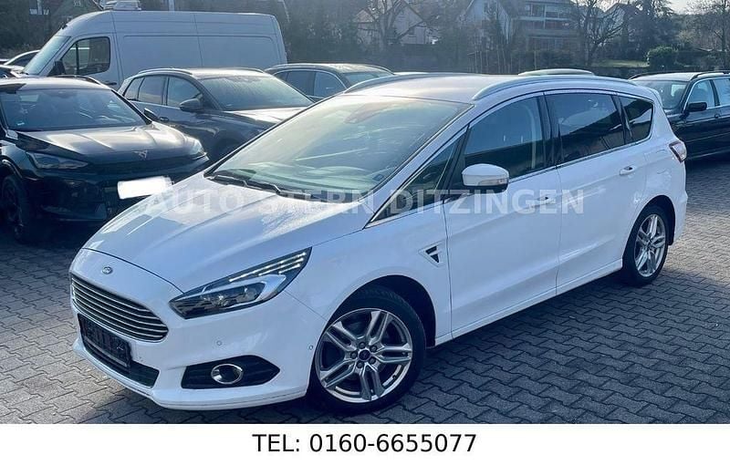Gebraucht Ford S-MAX Titanium 190 PS (139 kW) 2019 Weiß Van / Kleinbus