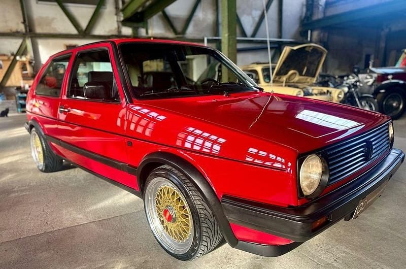 Rot Gebraucht 1989 VW Golf II GTI Kleinwagen | 31.900 € - Bild 1/4