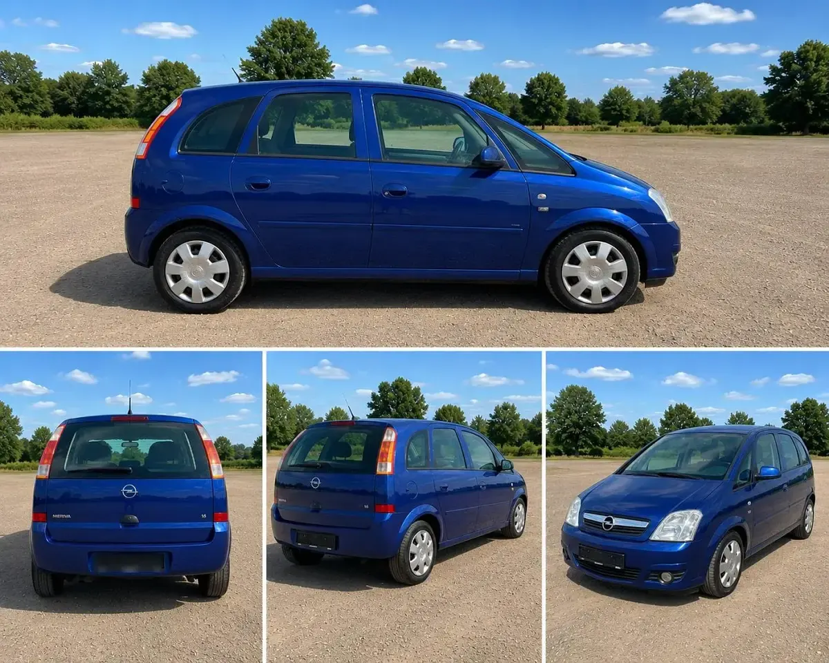 Gebraucht Opel Meriva 94 PS (69 kW) 2006 Blau Van / Kleinbus
