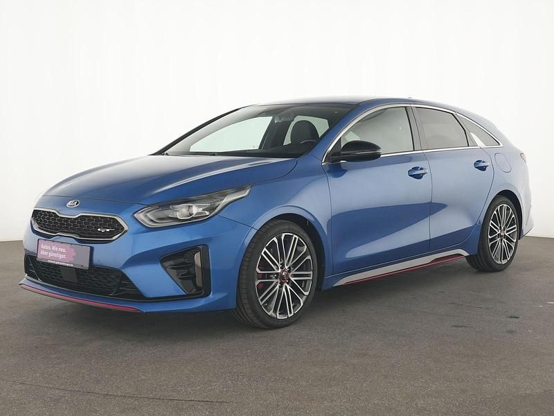 Blau Gebraucht 2021 Kia ProCeed GT Kleinwagen | 24.955 € (Fairer Preis) - Bild 1/4