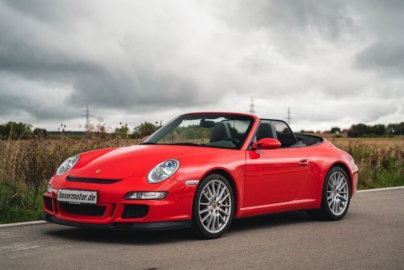 Rot Gebraucht 2006 Porsche 911 Carrera Cabriolet Cabrio | 75.900 € - Bild 1/4