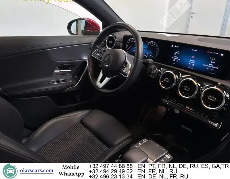 Usata Mercedes CLA250e Progressive 218 CV (160 kW) 2022 Rosso Berlina
