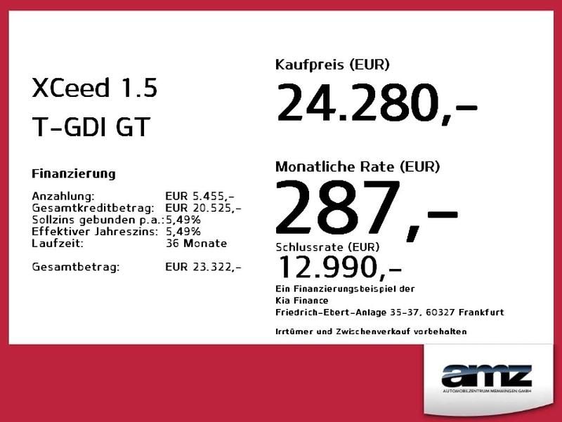 Gebraucht Kia XCeed GT-Line 160 PS (117 kW) 2023 (css) lunarsilber met. SUV