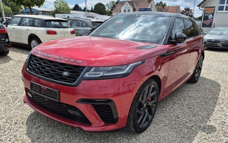 Rot Gebraucht 2020 Land Rover Range Rover Velar SUV | 48.990 € (Superpreis) - Bild 1/4