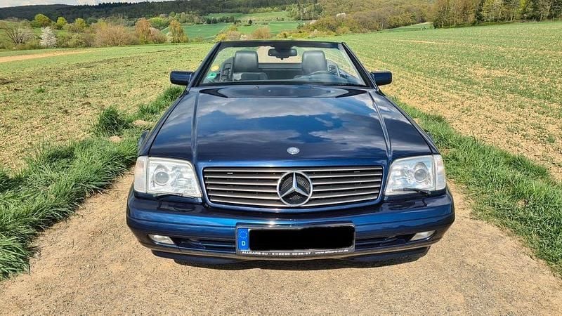 Gebraucht Mercedes SL320 231 PS (169 kW) 1997 Blau Cabrio