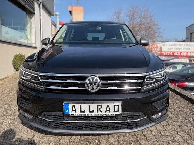 Gebraucht VW Tiguan Allspace Highline 200 PS (147 kW) 2021 Schwarz SUV
