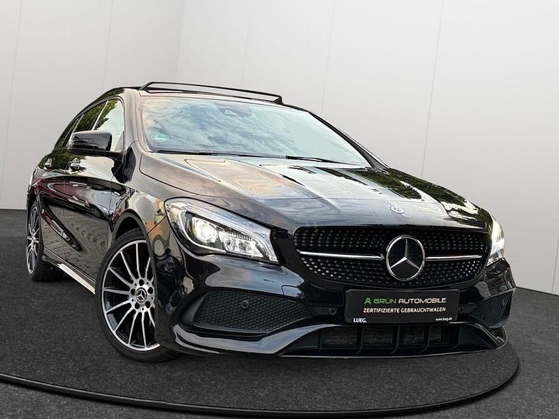 Schwarz Gebraucht 2018 Mercedes CLA250 Shooting Brake AMG line Kombi | 24.950 € (Etwas zu teuer) - Bild 1/4