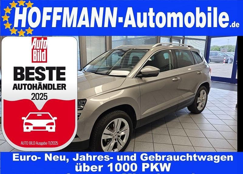 Cappucinobeigemet. (metallic) Gebraucht 2019 Skoda Karoq Style SUV | 20.750 € (Etwas zu teuer) - Bild 1/4