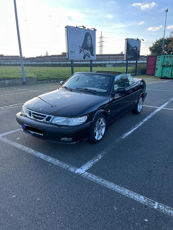 Schwarz Gebraucht 2000 Saab 9-3 Cabriolet Cabrio | 7.000 € - Bild 1/4