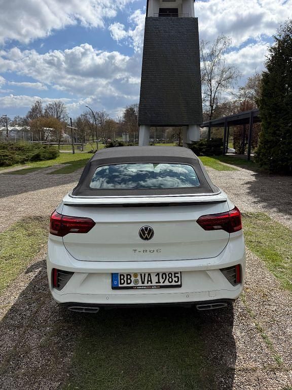 Gebraucht VW T-Roc Cabriolet 150 PS (110 kW) 2022 Weiß Cabrio