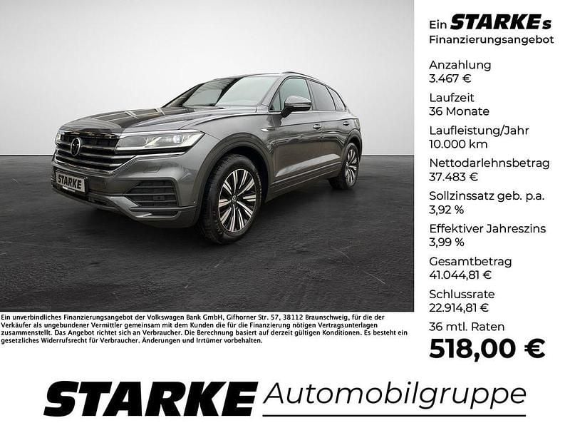 Grau Gebraucht 2022 VW Touareg SUV | 40.950 € (Superpreis) - Bild 1/4