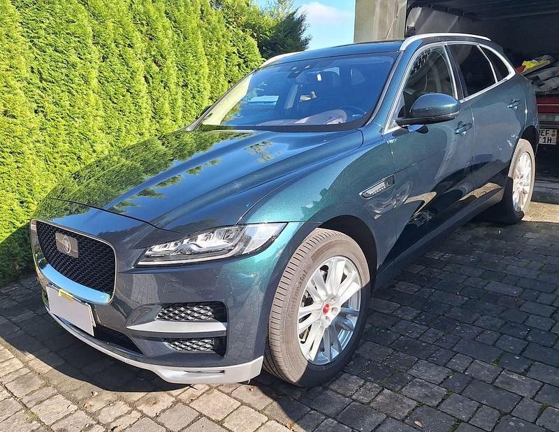 Grün Gebraucht 2016 Jaguar F-Pace Portfolio SUV | 18.800 € (Fairer Preis) - Bild 1/4
