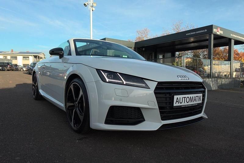 Weiß Gebraucht 2016 Audi TT Roadster S-Line Cabrio | 24.890 € (Fairer Preis) - Bild 1/4