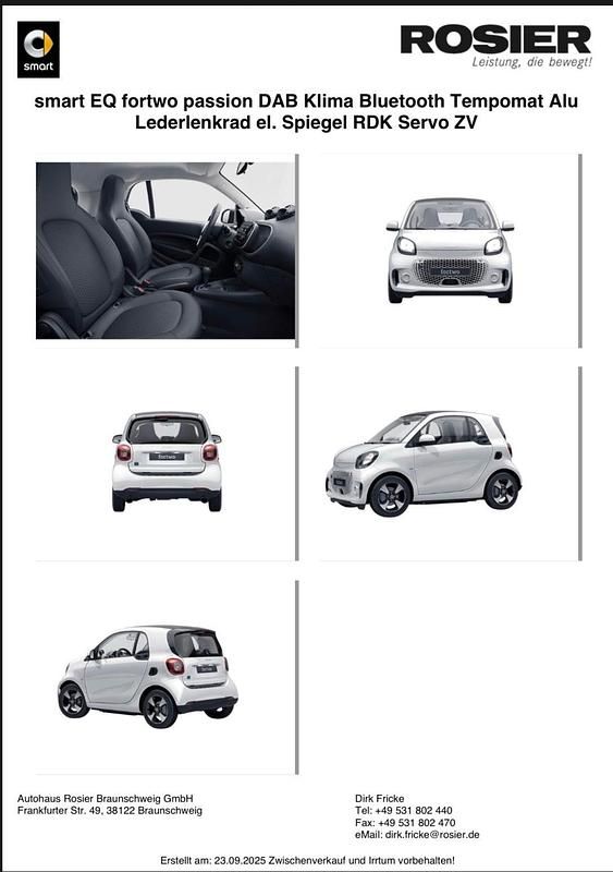 Gebraucht Smart ForTwo Coupé 60 kW (82 PS) 2022 Weiß Coupé