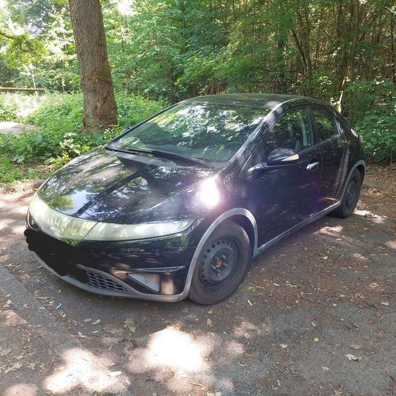 Schwarz Gebraucht 2008 Honda Civic Limousine | 1.500 € (Superpreis) - Bild 1/4