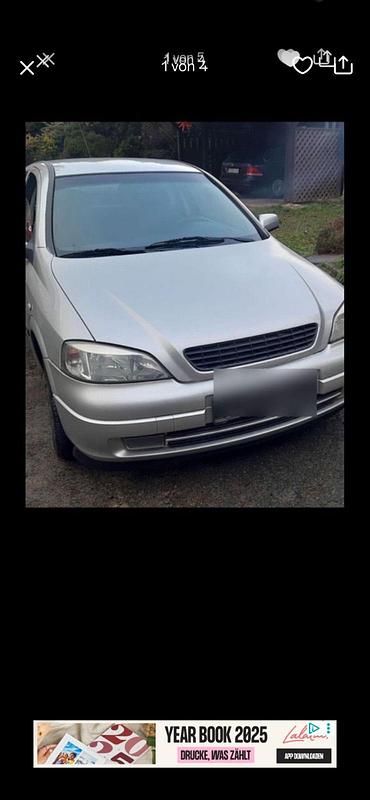 Second-hand Opel Astra 131 CP (96 kW) 2000 Argintiu Coupe