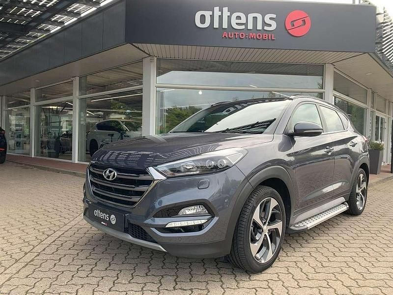 Micron gray Gebraucht 2018 Hyundai Tucson Premium SUV | 17.480 € (Fairer Preis) - Bild 1/4